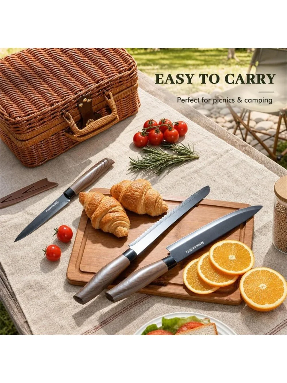 13-Piece Kitchen Knife Set - Non-Stick, Ergonomic, Dishwasher Safe, Gift-Ready!